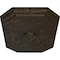 Ekena Millwork Felix Ceiling Medallion, Hand-Painted Stone Hearth Crackle, 25 1/4"W x 17 1/4"H x 1 3/4"P CM25FESHC - alternate 3